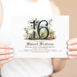 Invitation Château de Princesse 16e anniversaire Sweet sixtee<br><div class="desc">Fairy tale douce 16e anniversaire invitations de fête</div>