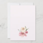 Invitation Château de Princesse Anniversaire Royal (Dos)