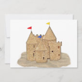 Invitation Château de Sand (Devant)