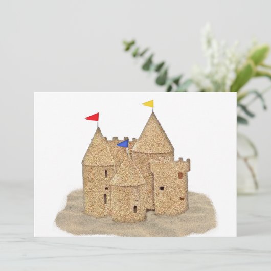 Invitation Château de Sand (Debout devant)