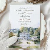 Invitation Château de Tourreau Provence Jardin Mariage