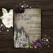 Invitation Château gothique Fairy Tale Thème