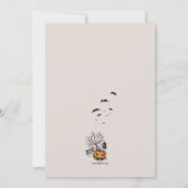 Invitation Château hanté (Dos)