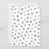 Invitation Château Magique Unicorn Aquarelle Anniversaire (Dos)