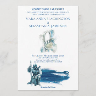 Invitation *~* Château Médiéval Fantastique Escalier Chevalie