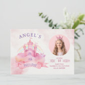 Invitation Château Princess (Debout devant)