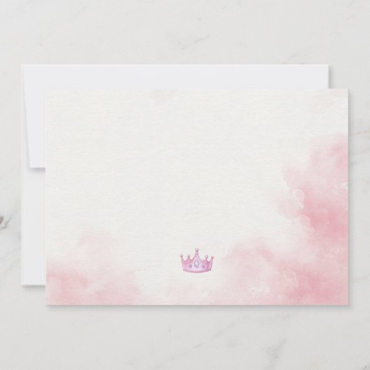 Invitation Château Princess (Dos)