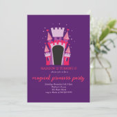 INVITATION CHÂTEAU PRINCESS BOUNCE MAISON D'ANNIVERSAIRE (Debout devant)