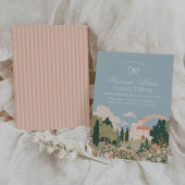 Invitation Château Princess Floral Fairytale Anniversaire