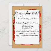 Invitation Chaton blanc vintage de la Saint-Valentin dans une (Devant)