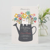 Invitation Chaton Dans Un Arrosoir (Debout devant)