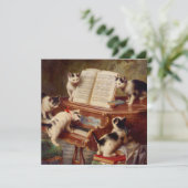 Invitation Chatons et piano (Debout devant)