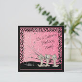 Invitation Chatons pour la fête d'anniversaire de surprise en (Debout devant)