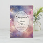 Invitation Chatoyant céleste Stardust Ciel Douche (Debout devant)