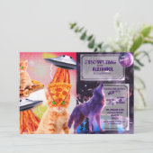 Invitation Chats, bacons et ufos (Debout devant)