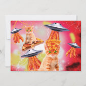 Invitation Chats, bacons et ufos (Dos)