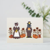 Invitation Chats de thanksgiving (Debout devant)