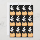 Invitation Chats noirs citrouilles Spooktacular Halloween Ann (Dos)
