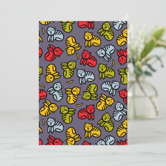 Invitation Chats plus bananes (Debout devant)