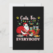 Invitation Chats Tous Noël (Dos)