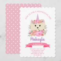 Chatte Féerique Licorne Féline Magikanniversaire d