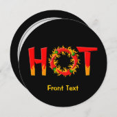 INVITATION CHAUD (Devant / Derrière)