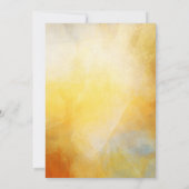 Invitation Chaud Chaud Chaud Feuillage Citrouille Fleurs Than (Dos)