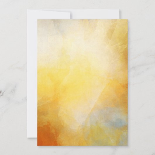 Invitation Chaud Chaud Chaud Feuillage Citrouille Fleurs Than (Dos)