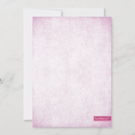 Invitation Chaud rose Parties scintillant Look Bachelorette P (Dos)