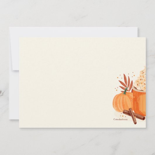 Invitation chaude et épicée (Dos)