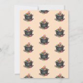 Invitation Chaudière de bonbons Trick or Treat (Dos)