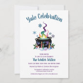 Invitation Chaudière de sorcière du solstice d'hiver de Yule  (Devant)