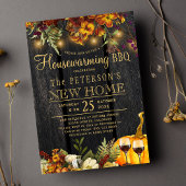 Invitation Chauffage automnale rustique