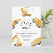 Invitation Chauffage de construction Camion de vidage 3e y 3e (Debout devant)