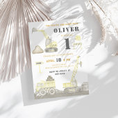 Invitation Chauffage de construction Camion Enfants Première 