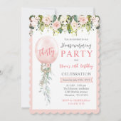 Invitation Chauffage domestique personnalisé et anniversaire (Devant)