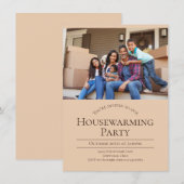 Invitation Chauffage domestique photo moderne (Devant / Derrière)