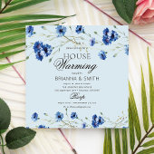 Invitation Chauffage Floral moderne