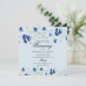 Invitation Chauffage Floral moderne (Debout devant)