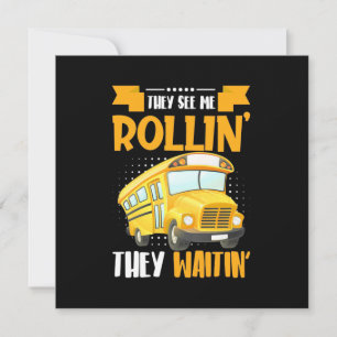 Invitation Chauffeur de Bus Me Voir Rouler
