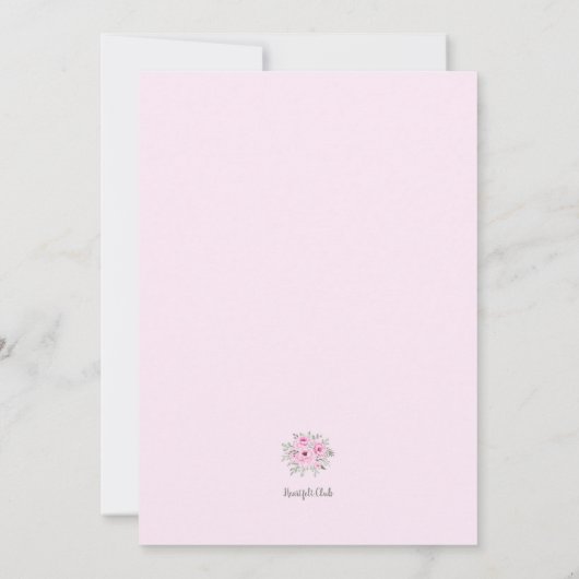 Invitation Chaussons de ballet Considérant (Dos)