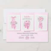 Invitation Chaussons de danse (Devant)