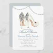 Invitation Chaussure à talon élevé Couture Bridal Douche Invi (Devant / Derrière)