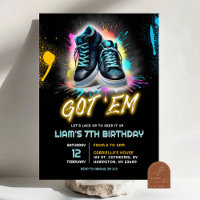 Chaussure Basket Noir Bash Obtenu Em Anniversaire