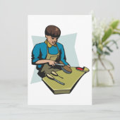 Invitation Chaussure de réparation Cobbler Vintage Shoemaker (Debout devant)