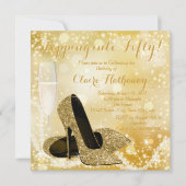 Invitation Chaussure D'Or N'Importe Quel Nombre Entrant Dans  (Devant)