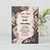 Invitation Chaussure élégante Dames Adultes Nuit 30e Annivers (Debout devant)