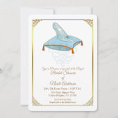 Invitation Chaussure en verre Cendrillon Elégante Fête des ma (Devant)