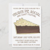 Invitation Chaussure Fly Pie Social Parti Dessert Bake Sale S (Devant)