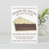 Invitation Chaussure Fly Pie Social Parti Dessert Bake Sale S (Debout devant)